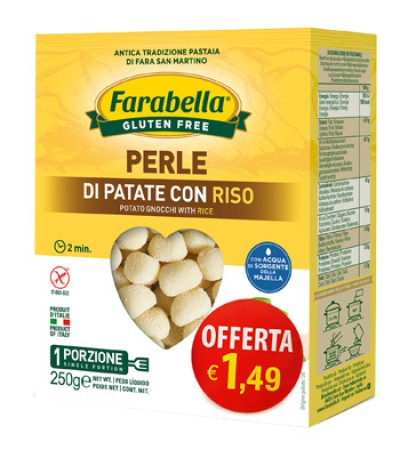 FARABELLA PERLE PATATE CON RISO 250 G PROMO