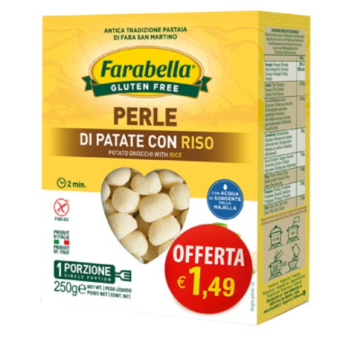 FARABELLA PERLE PATATE CON RISO 250 G PROMO