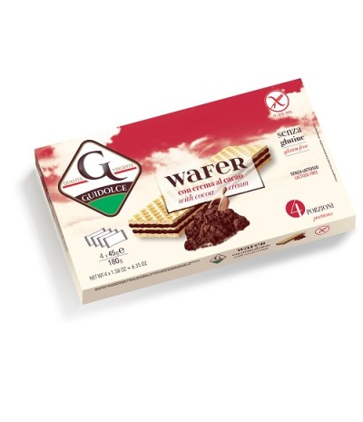 GUIDOLCE Wafer Cacao 4x45g