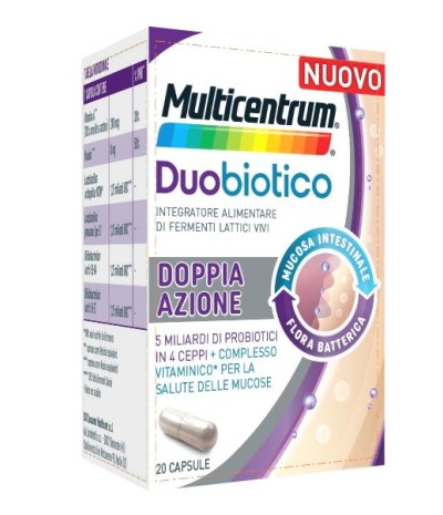 MULTICENTRUM Duobiotico 20Cps