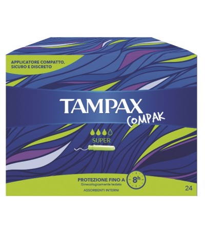 TAMPAX COMPAK Super 24 Tamp.