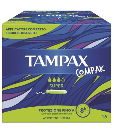 TAMPAX COMPAK Super 16 Tamp.