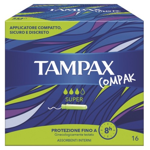 TAMPAX COMPAK Super 16 Tamp.