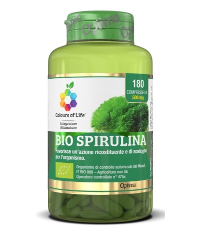 Bio Spirulina 180 Cpr Colours