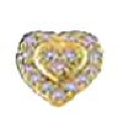 ORECCHINI TENDERLY HEART CRYSTALS 10 MM