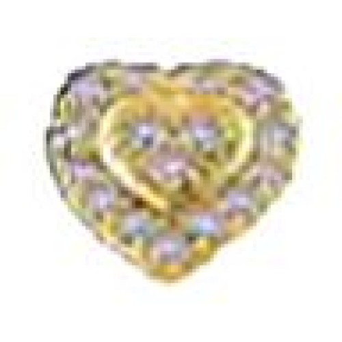 ORECCHINI TENDERLY HEART CRYSTALS 10 MM