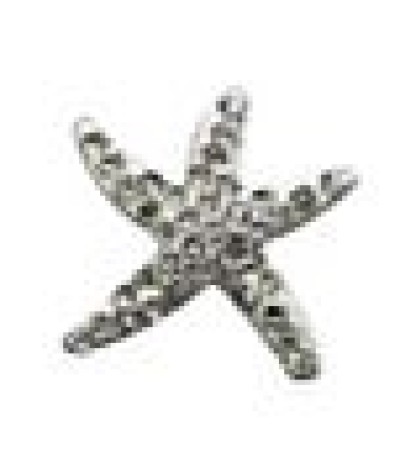 ORECCHINI STERILI STARFISH WHITE CRYST BJT928