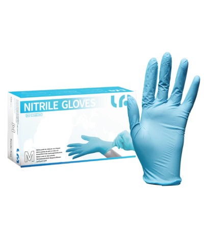 GUANTI Nitrile M 100pz LPPHARM