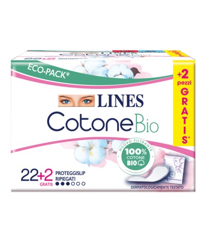 LINES COT BIO SALVASLIP RIP 24P