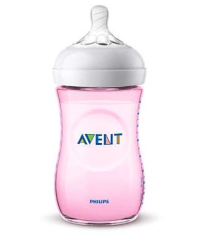 AVENT Bib.Natural Rosa 260ml