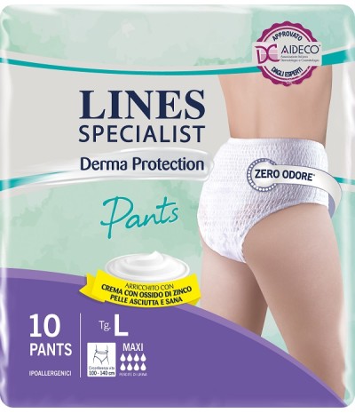 LINES SP DERM Pants Mx L 10pz