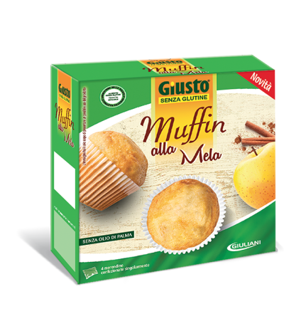 GIUSTO S/G Muffin Mela 200g
