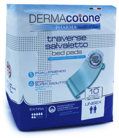 DERMACOTONE Trav.80x180 10pz