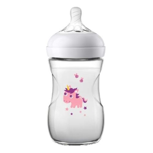 AVENT BOTTLE NAT UNICORN<