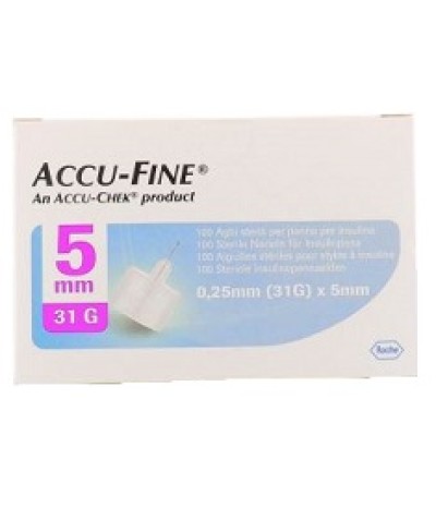 ACCUFINE Ago Ins.31g 5mm 100pz