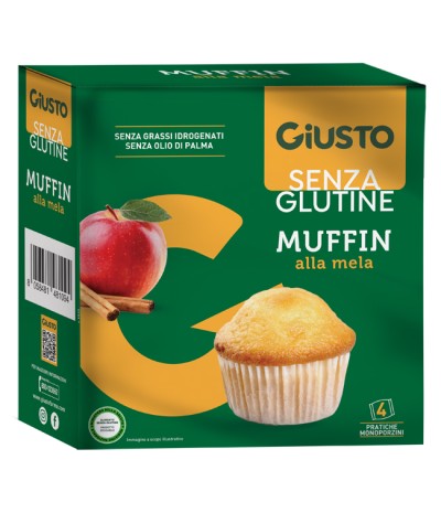 GIUSTO S/G Muffin Mela 4x50g