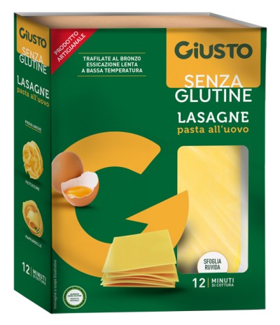 GIUSTO S/G Lasagne 250g