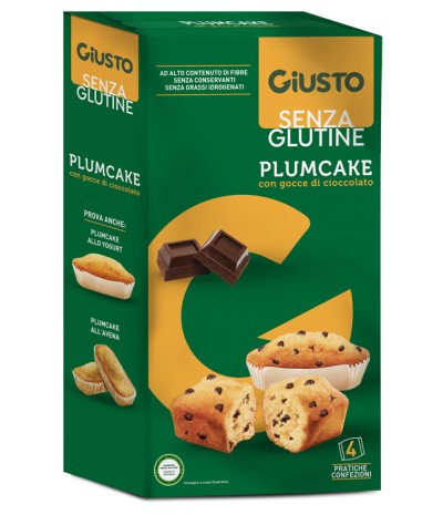 GIUSTO S/G Plumcake Ciocc.160g