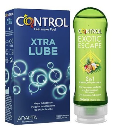 CONTROL KIT EXTRA LUBE E GEL EXOTIC ESCAPE