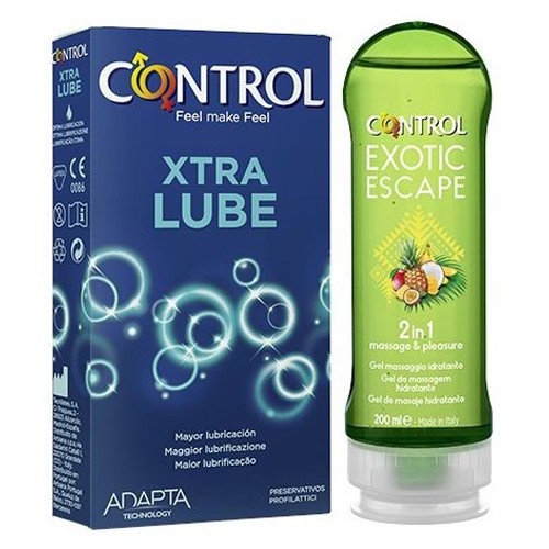 CONTROL KIT EXTRA LUBE E GEL EXOTIC ESCAPE