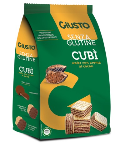 GIUSTO S/G CUBI'Wafer Cac.250g