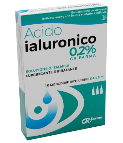 GR FARMA Acido Ial.0,2%Sol.Oft