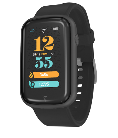 STEPS Smartwatch Total Black