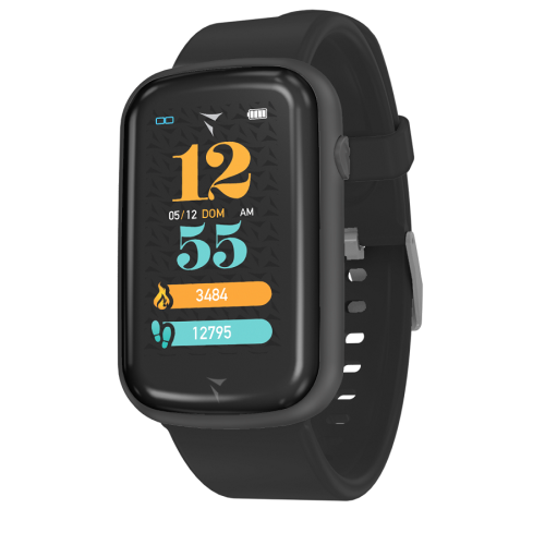 STEPS Smartwatch Total Black