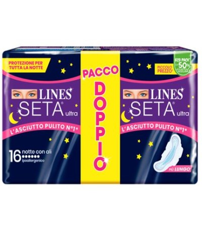 LINES SETA Ultra Notte 16pz