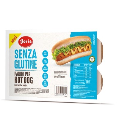 DORIA Panini Hot Dog 2X75G