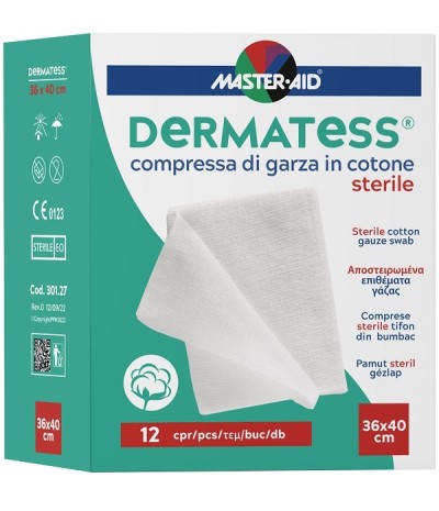 DERMATESS Cot.Garza 36x40*12pz