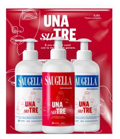 BUNDLE SAUGELLA DERMOLIQ 3X200