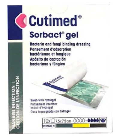 CUTIMED Sorbact Gel 7,5x7,5x10