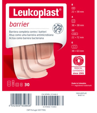 LEUKOPLAST Barr.Cer.Ass.30pz