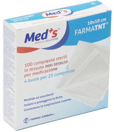 GARZA MEDS TNT 10X10CM 100PZ