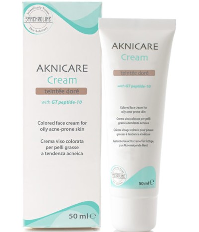 AKNICARE Crema Teintee Dore