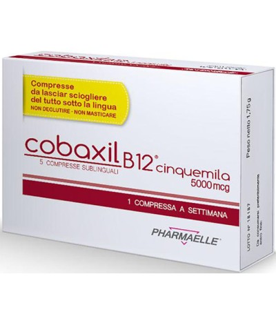 COBAXIL B12 5000mcg 5Cpr Subl.