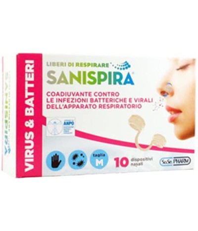 SANISPIRA Virus&Batteri M 10pz