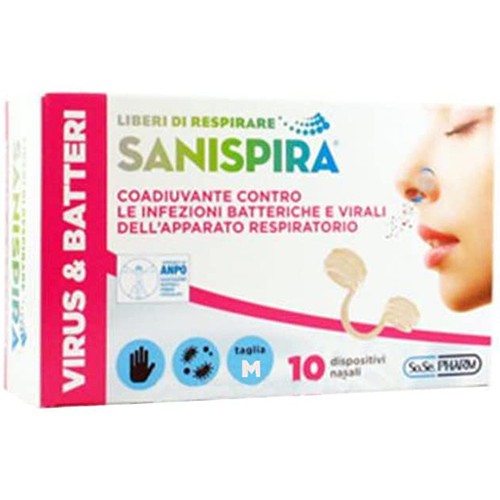 SANISPIRA Virus&Batteri M 10pz