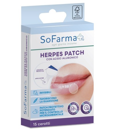 HERPES PATCH IALURONICO 15PZ SF+