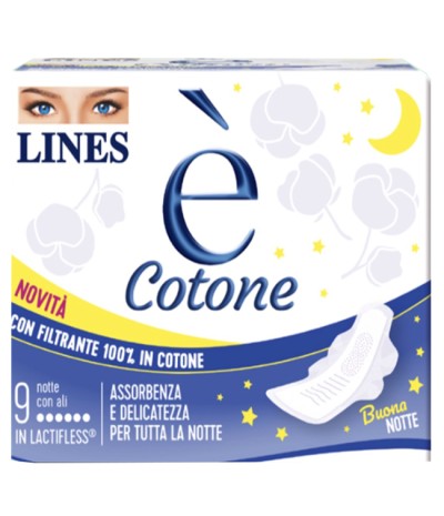 LINES E' COTONE NOTTE 9PZ