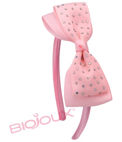 BHJ023 CERCHIETTO KIDS PINK BO