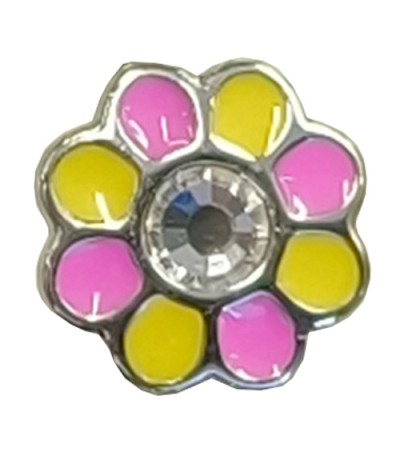 INK1226C FORALOBI KID CRYSTAL FLOWER STAINLESS STEEL