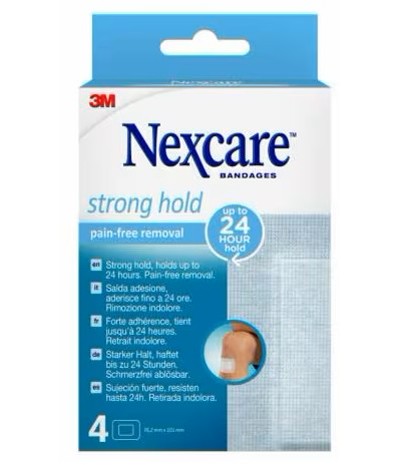 NEXCARE STRONG PADS 4PZ