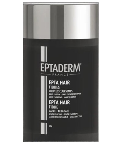 EPTA HAIR FIBRE DARK GREY 25G