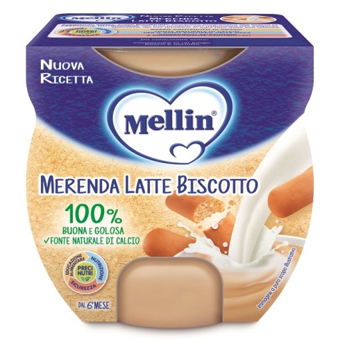 MELLIN Mer.Latte/Bisc.2x100g