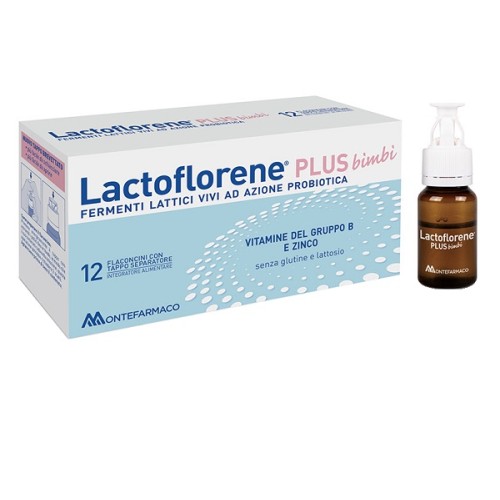 LACTOFLORENE PLUS BIMBI 12 BUSTINE