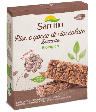 SARCHIO Snack Riso/Ciocc.80g