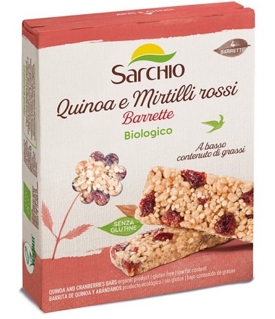 SARCHIO Snack Quinoa/Mirt.80g