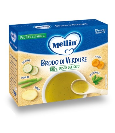 MELLIN BRODO DI VERDURE 10X8G